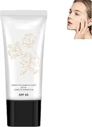 Korean Color Changing CC Cream,CC Color Correcting Full Coverage Cream,Korean CC Cream With Spf 50 for All Skin Types. (1pcs)