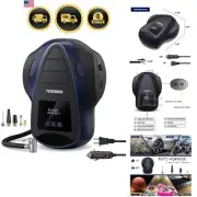 Portable Air Compressor Tire Inflator Car Air Pump Digital Pressure Gauge