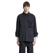 [SIMONE ROCHA] Bow Detail Workwear Shirt Black