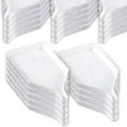 24PCS Diamond Art Painting Sorting Trays – 3.8x2.8 Inch Plastic White