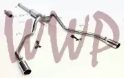 Stainless Steel Dual Split Rear CatBack Exhaust System 15-20 Ford F150 2.7L/3.5L (for: Ford)