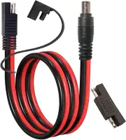 SAE Solar Connector to DC 8Mm Adapter 14AWG Male to SAE Cable for RV & Solar