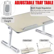 Laptop Table Stand Desk Lap Tray Computer Portable Adjustable Foldable Bed Sofa
