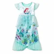 The Little Mermaid Ariel, Flounder Satin and Tulle Nightgown