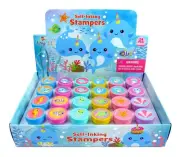 TINYMILLS 24 Pcs Narwhal Stampers for Kids