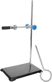 FIXOSHEE Laboratory Rack Stand Clamp for Chemistry Flask Support Metalware for Beakers Heavy-duty Laboratory Equipment Essential Tool for Experiments and Procedures