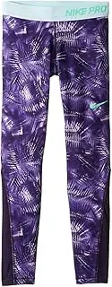 [Nike] Girls Pro Cool Tights (XL (16 Big Kids), Purple Dynasty