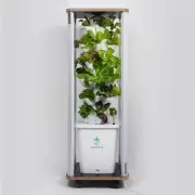 Hydroponic Tower Growing System Kits，30 Pods Vertical Indoor Garden，360° Full