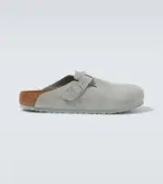 [Birkenstock] Birkenstock Boston leather clogs UK 11.5 grey