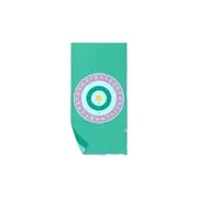 Quut Playtowels Kids/Children Play Towel 140x70cm Med Bullseye/Name It 6m+