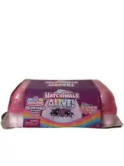 Hatchimals Alive! Rainbow Splash Egg Carton 5 Eggs 10 Accessories