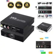HDMI to RCA AV Converter Adapter Support 1080P PAL NTSC HDMI HDMI TV