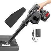 Handheld Cordless Garden Blower, Portable Lightweight Air Blower, Lawn Care and Patio, 2 Speed Settings for Yard Cleanup, Electric Cord- Blower for Grass, Leaves, and Debris Removal