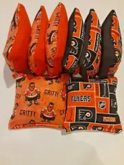8 Cornhole Bag Set Corn Hole Philadelphia Flyers G/BLK