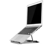 Creative Multifunction Aluminum Portable Computer Tablet Stents Lifting Folding Heat Dissipation Can Receive Adjustment-SILVER