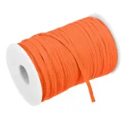 Flat Elastic Band for Sewing 1/8" x 109 Yards Fluorescent Orange Stretch Strap