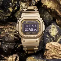 在飛比找momo購物網優惠-【CASIO 卡西歐】G-SHOCK 35周年太陽能電波手錶