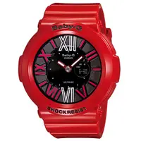 在飛比找蝦皮商城優惠-【CASIO】BABY-G 螢光霓虹懸浮時刻腕錶-紅X黑(B