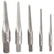 Force 5 Piece Assorted Straight Flute Screw Extractor Set - 905U1