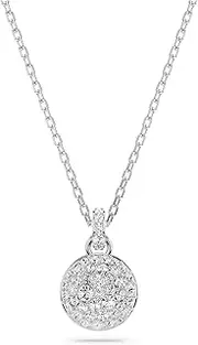 [Swarovski] Sublima Pendant and Necklace Collection, White Crystals in a Rhodium, Rose Gold-Tone or Gold-Tone Plated Setting