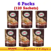 6 x Super Ginseng Instant Coffee Mix Blend Finest Aroma Healthy Drink 120Sachet