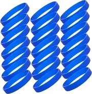 HOODANCOS 25Pcs Silicone Sports Bracelets Flexible Comfortable Wristbands for Adults for Parties Events and Outdoor Activities Skin Friendly Design Soft Stretchable