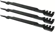 74" OEM Bobcat Eliminator Toothed Mulching Lawn Mower Blade Set (3)- #2722543-04