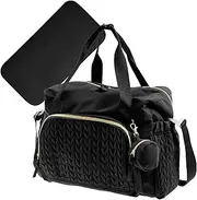 Diaper Bag - Diaper Tote Bag With Pacifier Case | Large Capacity Baby Tote Backpack | Reusable Hospital Backpack | Travel Accessories, Child Supplies For Home, Travel
