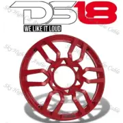 DS18 PRO Universal 8 Inch Plastic Speaker Grill Cover Red Set of 2