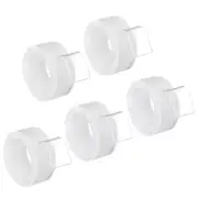 16.4Ftx1" Double Sided Tape 5 Pack 2mm Clear Mounting Tape Adhesive Tape
