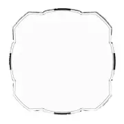 KC HiLiTES Fits FLEX ERA 4 Light Shield Hard Cover - Clear 5326