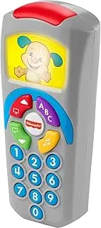 Fisher-Price Laugh & Learn Baby Learning Toy, Puppy’s Remote Pretend TV Control with Music and Lights for Ages 6+ Months