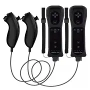 Built in Motion Plus Remote Controller & Nunchuck for Nintendo Wii Wii U AU