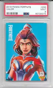 2019 Panini Fortnite Series 1 USA Release Valor PSA 9 #295 Epic Legendary