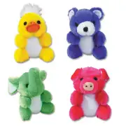 Zanies Dog Plush Toy Squeaker Kutie Pie Elephant Duckie Pig Bear Elephant
