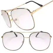 Genuine True Vintage 90s 80s Classic Square Gold Reader 1.25 Reading Glasses