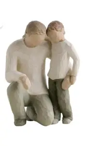 NIB NEW Willow Tree Demdaco Father Daddy Son Child Boy Figurine Susan Lordi