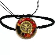 Orgone Bracelets Eye of Horus Amulet Protection Orgonite Black Tourmaline Pyrite