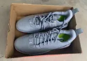 New Sz 14 Men’s Gray UA Harper Low 7 ST Steel Metal Adult Baseball Hybrid Cleats