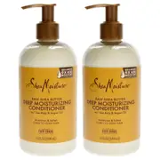 Raw Shea Butter Restorative Conditioner - Pack of 2 by Shea Moisture for Unisex - 13 oz Conditioner
