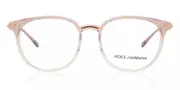 Dolce & Gabbana DG5071 3303 Women’s Glasses Pink Size 50 - Private Health Rebate - Blue Light Block Available