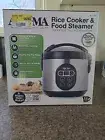 Aroma Digital Cool-Touch RICE COOKER Multicooker STEAMER 8 Cup ARC-914SBD New