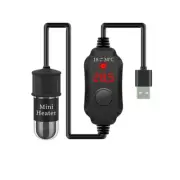 Adjustable 10W Betta Small Aquarium Heater Submersible Fish Tank Heater 5V/2A US