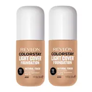 Revlon ColorStay Light Cover Foundation 30ml 430 HONEY BEIGE - 2 pack