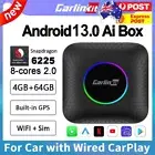 CarlinKit T-Box Plus Wireless CarPlay Adapter Android 13 CarPlay & Android Auto