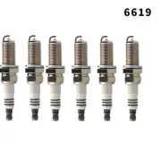 Iridium Spark Plug 6pcs Fits For Honda LFR6AIX-11 Subaru Accord Volv Lexus