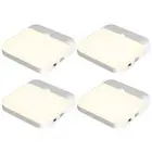 4 Pack Motion Sensor LED Night Light for Hallway Stair Corridor (two colors)
