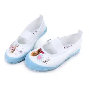 Moonstar月星室內鞋 幼稚園室內鞋 ELSA冰雪奇緣室內鞋 {日本製造} 鬆緊帶 F9659 藍色 奧森