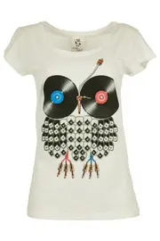 Vinyl Owl Tee--MON-TW0091