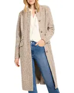 Nic+Zoe Sherpa Tweed Top Coat